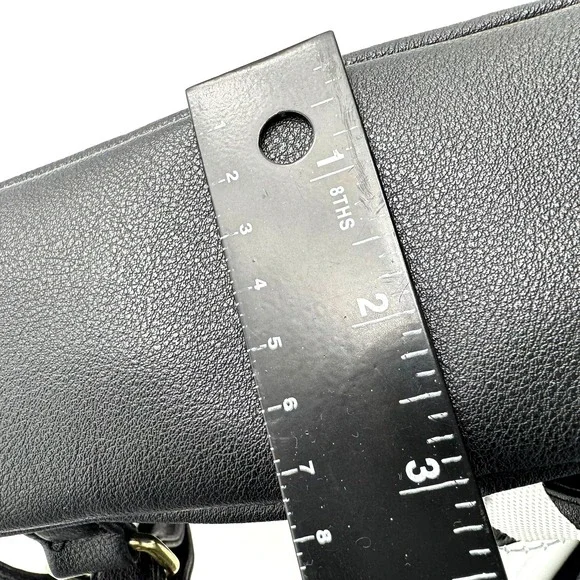 JUICY COUTURE NWT Rose Logo Mini Backpack Black Pink Gold Chain Crossbody Y2k - Picture 8 of 8